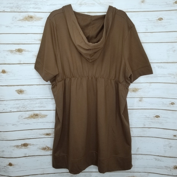 Beverly Hills Polo Club Short Sleeve Zip Up Hoodie Front Pockets Size 3X - Picture 2 of 6